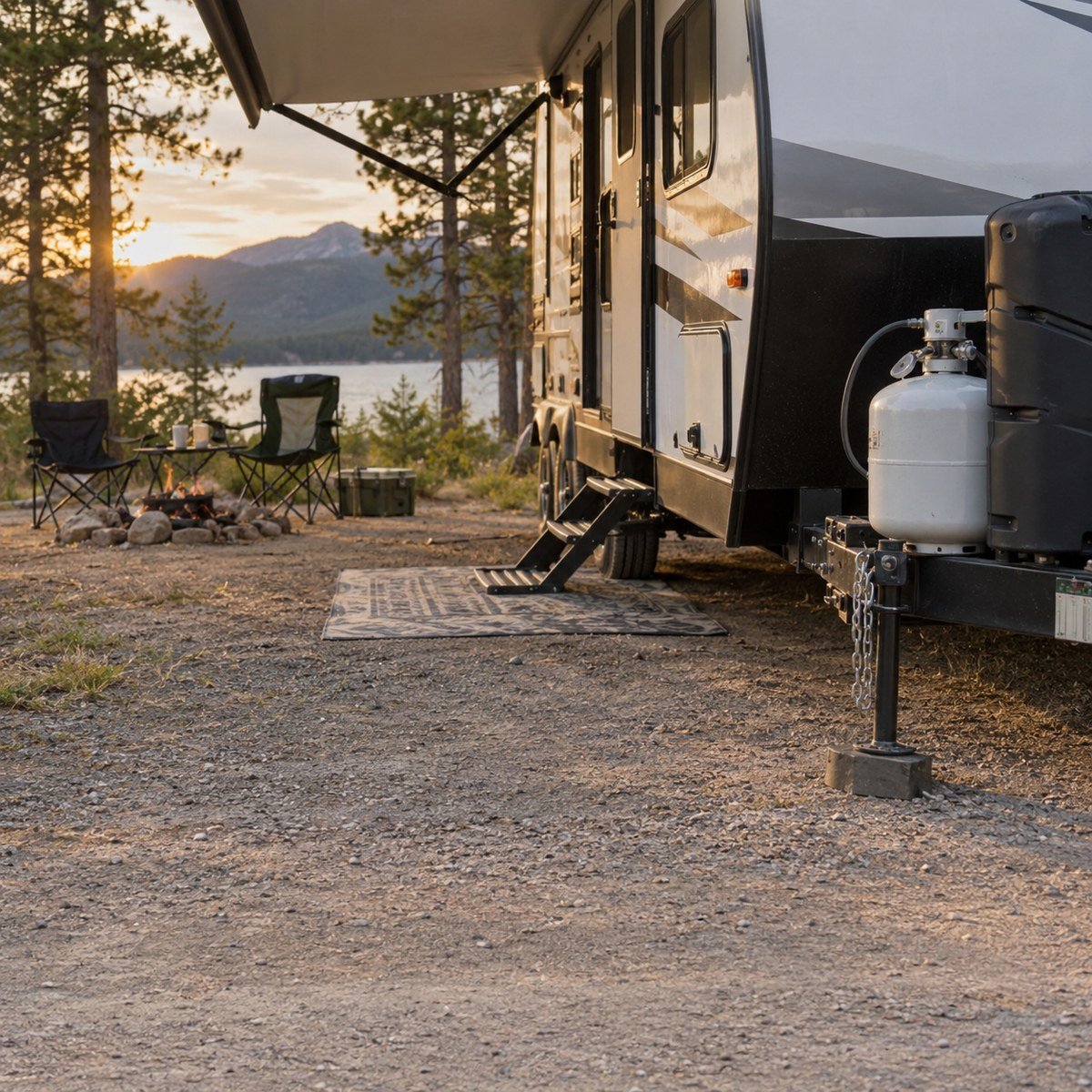 RV propane service — cylinder fills for motor homes and campers at 49 Express Pit Stop
